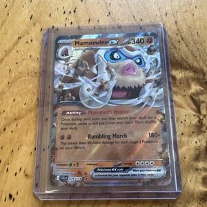 Pokemon Mamoswine EX 079/159 Journey Together Ultra Rare Holo NM